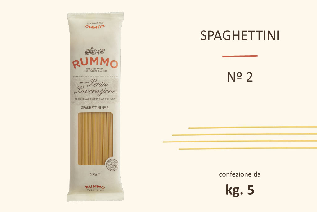 Rummo Spaghettini n.2 - 10x500gr.