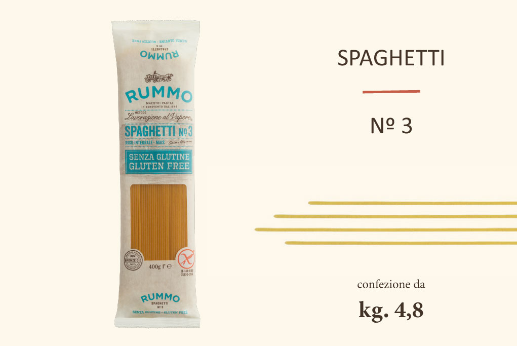 Rummo Spaghetti n.3 - Senza Glutine - 12x400gr.