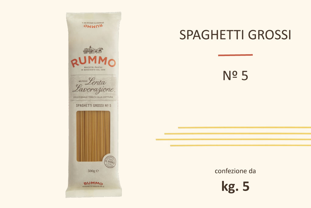 Rummo Spaghetti Grossi n.5 - 10x500gr.