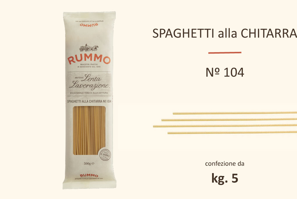 Rummo Spaghetti alla Chitarra n.104 - 10x500gr.