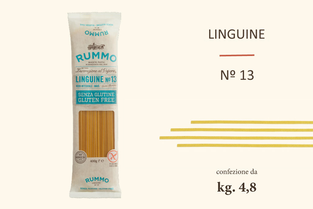 Rummo Linguine n.13 - Senza Glutine - 12x400gr.