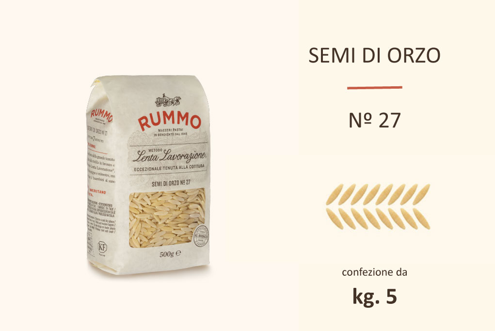 Rummo Semi di Orzo n.27 - 10x500gr.