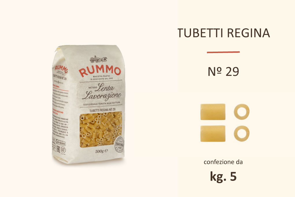 Rummo Tubetti Regina n.29 - 10x500gr.