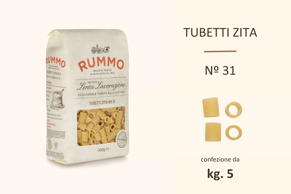 Rummo Tubetti Zita n.31 - 10x500gr.