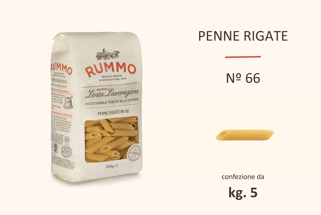 Rummo Penne Rigate n.66 - 10x500gr.