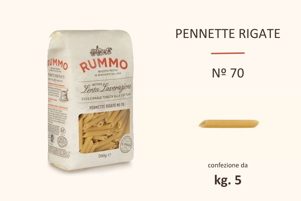 Rummo Pennette Rigate n.70 - 10x500gr.