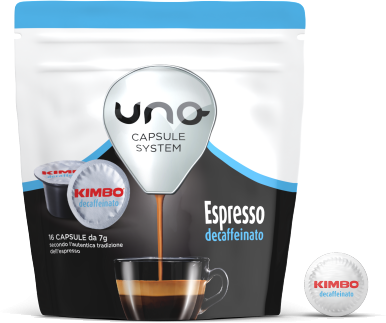 Kimbo Capsule Uno System Decaffeinato 16x6